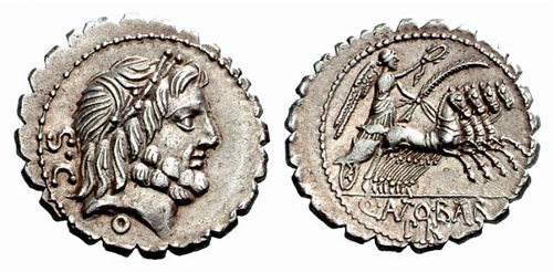 antonia roman coin denarius